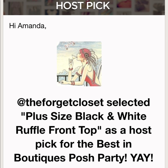 🌟 Plus Size Ruffle Front Top - Picture 10 of 11